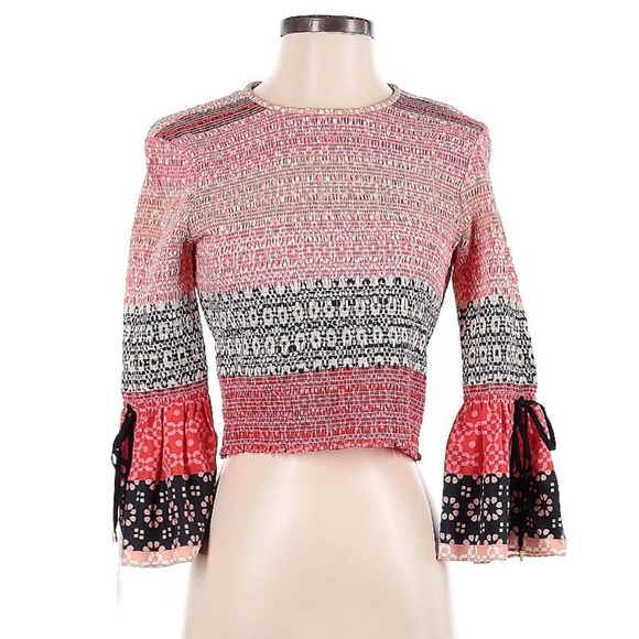 DEREK LAM 10 CROSBY 100% silk top - Picture 2 of 9